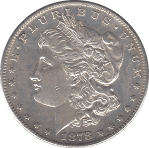 1878 SILVER MORGAN DOLLAR SAN FRANCISCO MINT - SILVER WORLD COINS - Cambridgeshire Coins