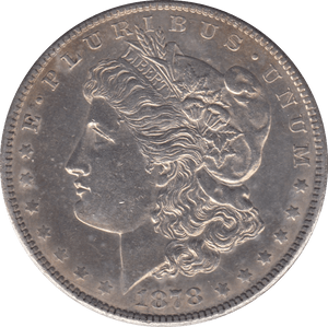 1878 SILVER MORGAN DOLLAR USA SAN FRANCISCO MINT 4 - SILVER WORLD COINS - Cambridgeshire Coins