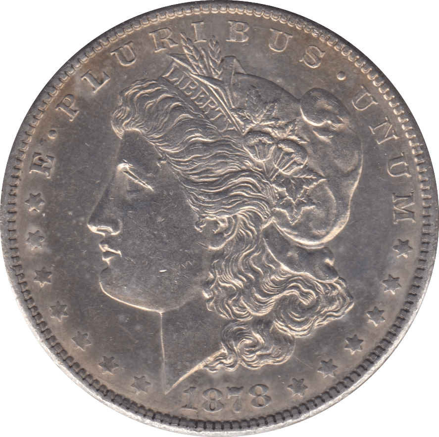 1878 SILVER MORGAN DOLLAR USA SAN FRANCISCO MINT 4 - SILVER WORLD COINS - Cambridgeshire Coins