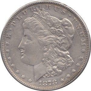 1878 SILVER MORGAN DOLLAR USA SAN FRANCISCO MINT 5 - SILVER WORLD COINS - Cambridgeshire Coins