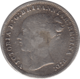 1878 SILVER THREEPENCE ( NF ) - Threepence - Cambridgeshire Coins