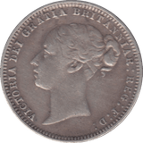1878 SIXPENCE ( VF ) DIE 10 - Sixpence - Cambridgeshire Coins