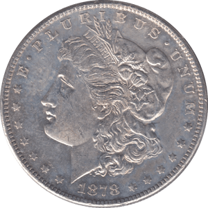 1878 USA DOLLAR SAN FRANCISCO MINT - SILVER WORLD COINS - Cambridgeshire Coins