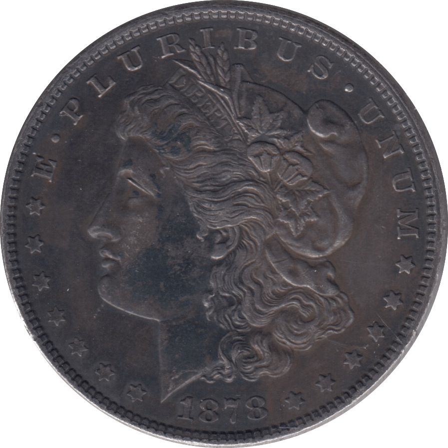 1878 USA MORGAN SILVER DOLLAR - SILVER WORLD COINS - Cambridgeshire Coins