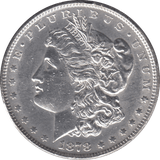 1878 USA SILVER MORGAN DOLLAR PHILADELPHIA MINT - SILVER WORLD COINS - Cambridgeshire Coins