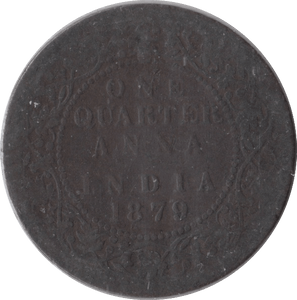 1879 1/4 ANNA INDIA - WORLD COINS - Cambridgeshire Coins