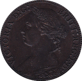 1879 FARTHING ( AUNC ) B - Farthing - Cambridgeshire Coins