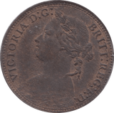 1879 FARTHING ( AUNC ) - Farthing - Cambridgeshire Coins