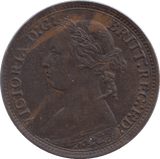 1879 FARTHING ( AUNC ) - Farthing - Cambridgeshire Coins
