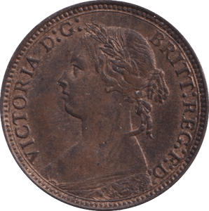1879 FARTHING ( EF ) - Farthing - Cambridgeshire Coins