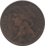 1879 FARTHING ( FINE ) - Farthing - Cambridgeshire Coins