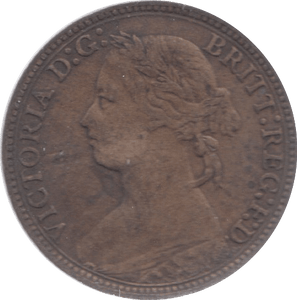 1879 FARTHING ( VF ) 23 - Farthing - Cambridgeshire Coins