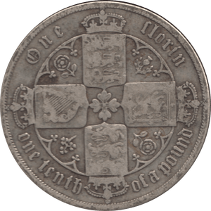 1879 FLORIN ( NF ) - Florin - Cambridgeshire Coins