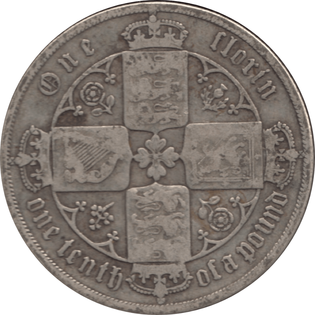 1879 FLORIN ( NF ) - Florin - Cambridgeshire Coins