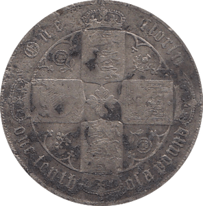 1879 FLORIN ( NF ) NO DIE RARE - Florin - Cambridgeshire Coins