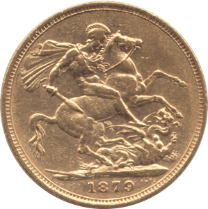 1879 GOLD SOVEREIGN ( AUNC ) MELBOURNE MINT - Sovereign - Cambridgeshire Coins