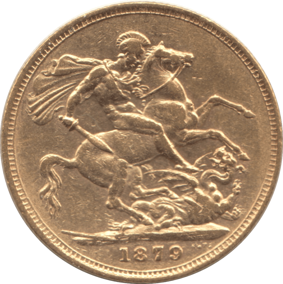 1879 GOLD SOVEREIGN ( AUNC ) MELBOURNE MINT - Sovereign - Cambridgeshire Coins