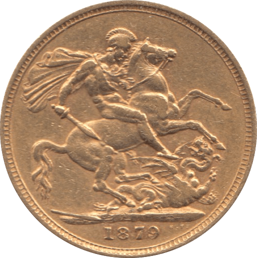 1879 GOLD SOVEREIGN ( EF ) MELBOURNE MINT - Sovereign - Cambridgeshire Coins