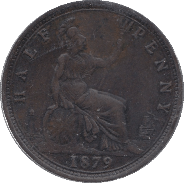 1879 HALFPENNY ( EF ) - Halfpenny - Cambridgeshire Coins