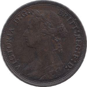 1879 HALFPENNY ( EF ) - Halfpenny - Cambridgeshire Coins