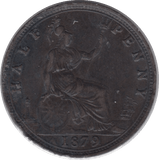 1879 HALFPENNY ( GVF ) 3 - Halfpenny - Cambridgeshire Coins