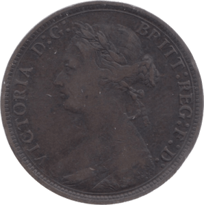 1879 HALFPENNY ( VF ) 5 - Halfpenny - Cambridgeshire Coins