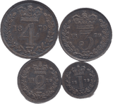 1879 MAUNDY SET VICTORIA - Maundy Set - Cambridgeshire Coins