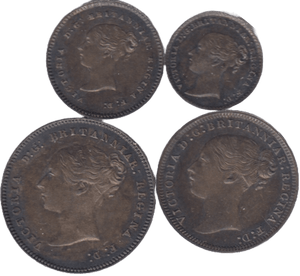 1879 MAUNDY SET VICTORIA - Maundy Set - Cambridgeshire Coins