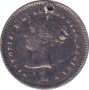 1879 MAUNDY TWOPENCE ( VF ) HOLED - MAUNDY TWOPENCE - Cambridgeshire Coins