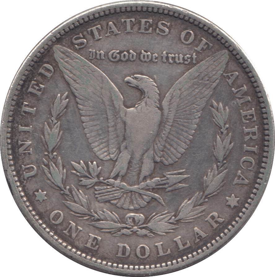 1879 MORGAN DOLLAR USA - SILVER WORLD COINS - Cambridgeshire Coins