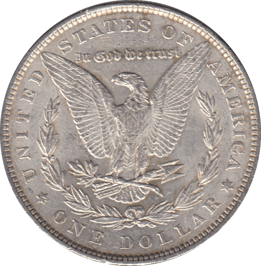 1879 MORGAN SILVER DOLLAR 90% SILVER U.S.A - SILVER WORLD COINS - Cambridgeshire Coins