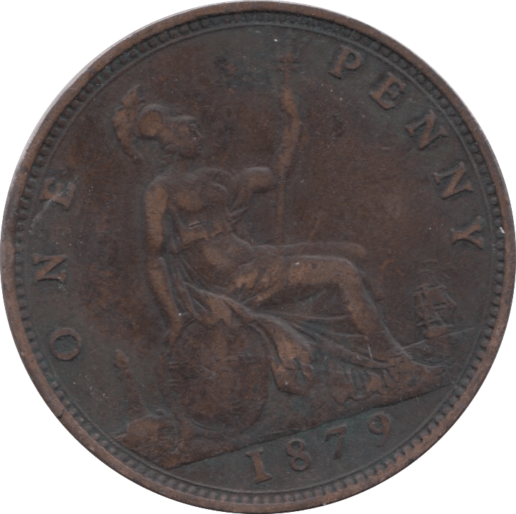 1879 ONE PENNY ( GF ) 14 - Penny - Cambridgeshire Coins