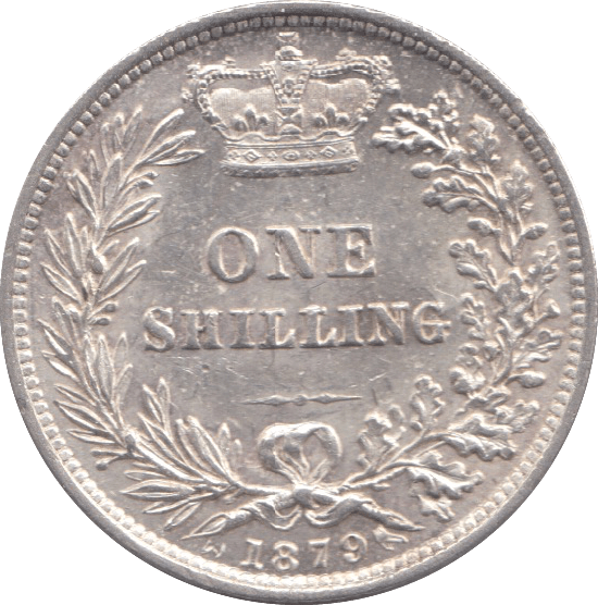 1879 ONE SHILLING ( AUNC ) - Shilling - Cambridgeshire Coins