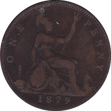 1879 PENNY ( F ) - Penny - Cambridgeshire Coins