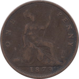 1879 PENNY ( FINE ) - Penny - Cambridgeshire Coins