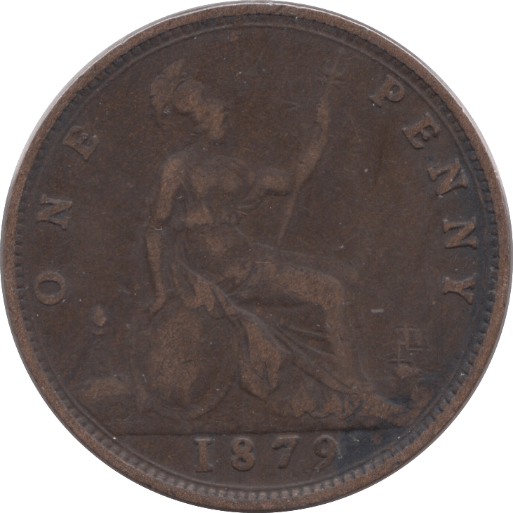 1879 PENNY ( FINE ) - Penny - Cambridgeshire Coins