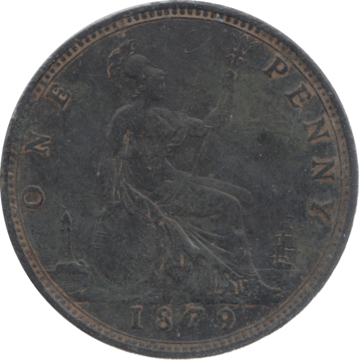 1879 PENNY ( GF ) 24 - Penny - Cambridgeshire Coins