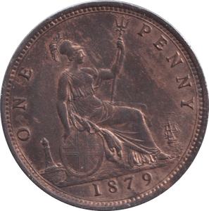 1879 PENNY ( UNC ) - Penny - Cambridgeshire Coins