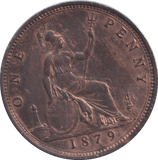 1879 PENNY ( UNC ) - Penny - Cambridgeshire Coins