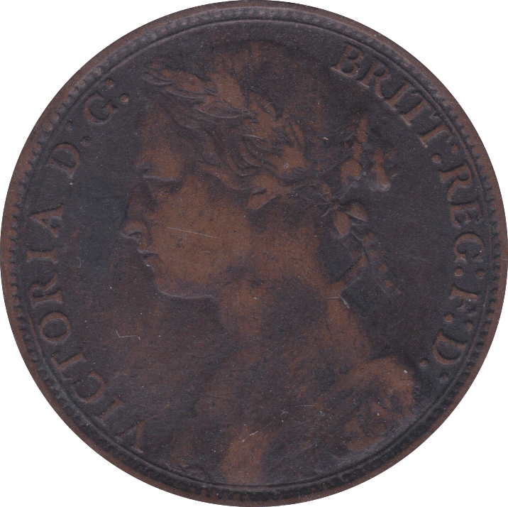 1879 PENNY ( VF ) - Penny - Cambridgeshire Coins