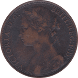 1879 PENNY ( VF ) - Penny - Cambridgeshire Coins