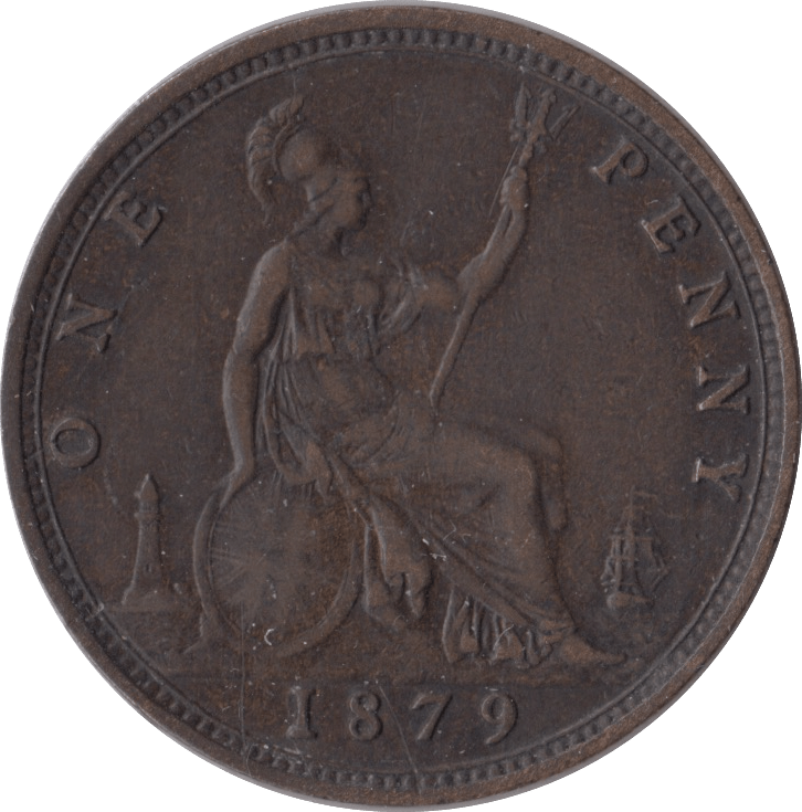 1879 PENNY ( VF ) - Penny - Cambridgeshire Coins