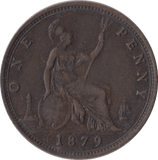 1879 PENNY ( VF ) - Penny - Cambridgeshire Coins