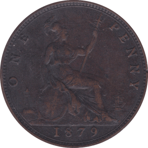 1879 PENNY ( VF ) - Penny - Cambridgeshire Coins