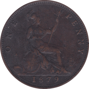 1879 PENNY ( VF ) - Penny - Cambridgeshire Coins