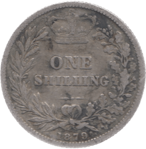 1879 SHILLING 2 ( FAIR ) - Shilling - Cambridgeshire Coins
