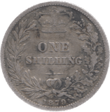 1879 SHILLING 2 ( FAIR ) - Shilling - Cambridgeshire Coins