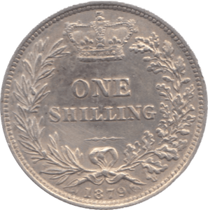 1879 SHILLING ( AUNC ) - Shilling - Cambridgeshire Coins