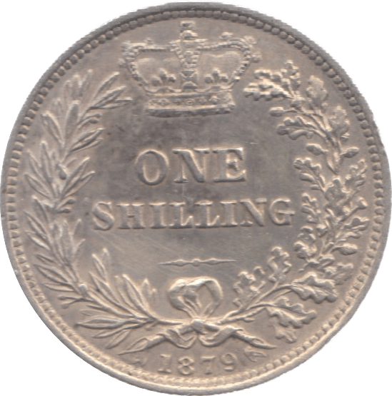 1879 SHILLING ( AUNC ) - Shilling - Cambridgeshire Coins