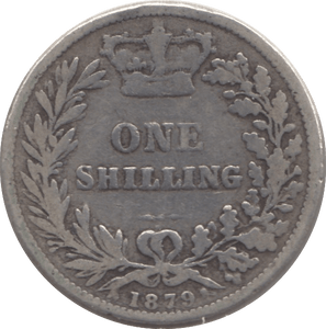 1879 SHILLING ( F ) 1 - Shilling - Cambridgeshire Coins